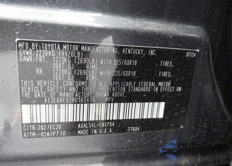 2024 Toyota Rav4 Hybrid Xse z USA, uszkodzony, nr VIN 4T3E6RFV2RU165410